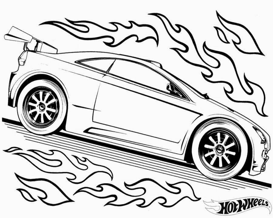 Hot Wheels Racing League: Hot Wheels Coloring Pages - Set 5