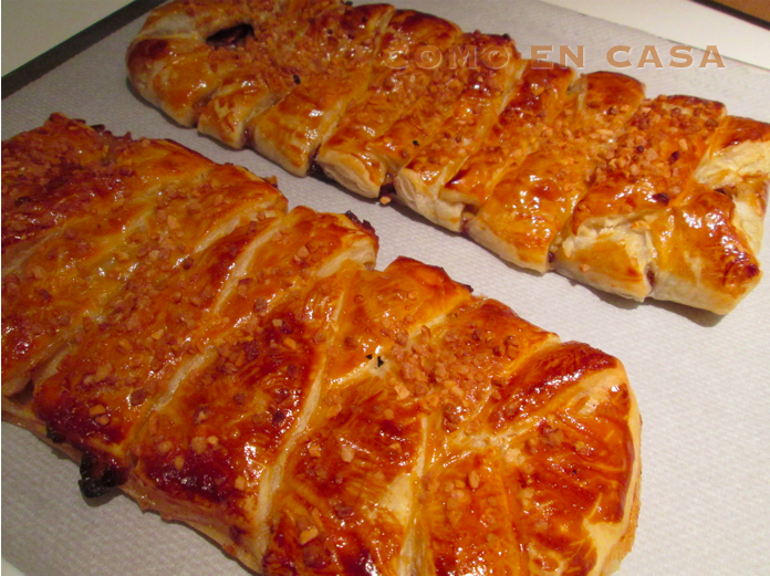 Trenza De Hojaldre Rellena De Manzana COMENCASA365: TRENZA DE HOJALDRE RELLENA DE MANZANA