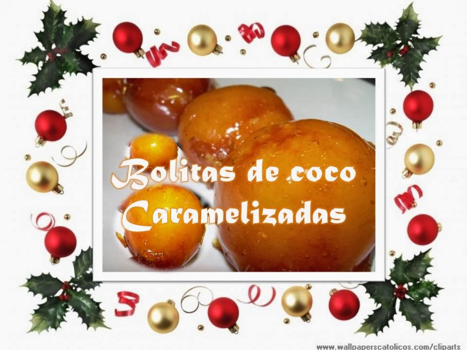 Bolas De Coco Caramelizadas.
