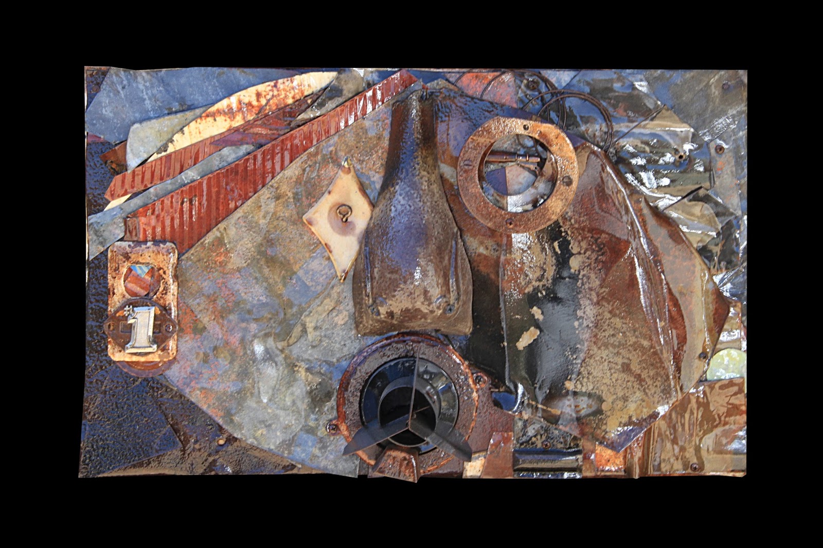 UNIQUELY JOSHUA TREE Rusty Metal Fine Art