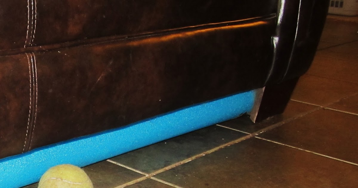 meandherings Pool Noodle couch bumpers!