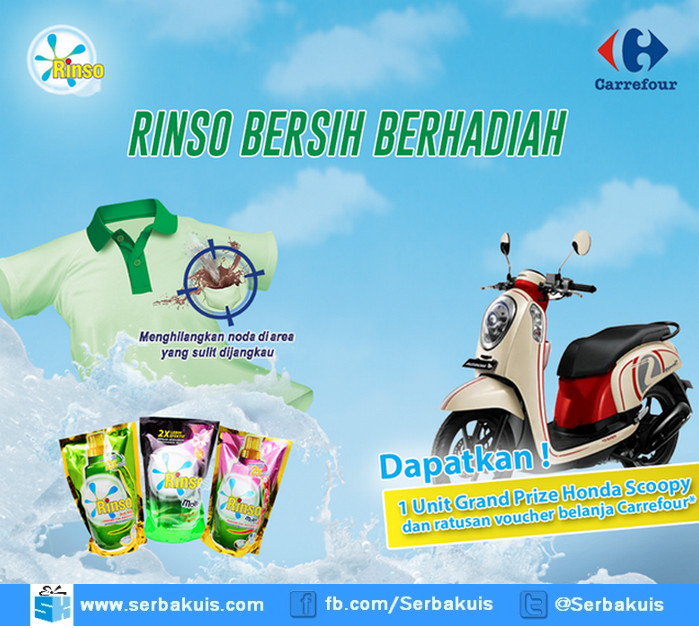 Undian Carrefour Rinso Bersih Berhadiah Honda Scoopy Undian Carrefour Rinso Bersih Berhadiah Honda Scoopy