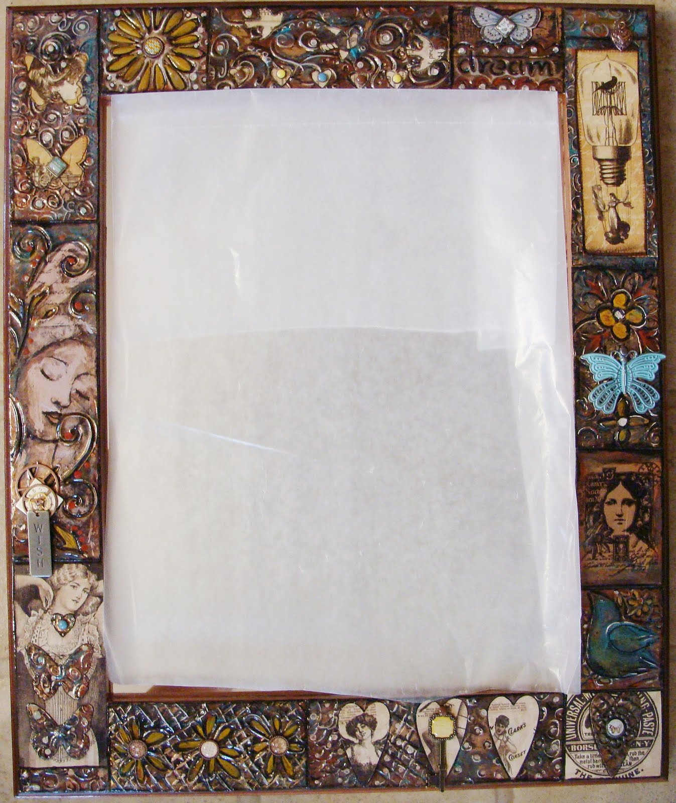 My Art Journal Embossing Metal