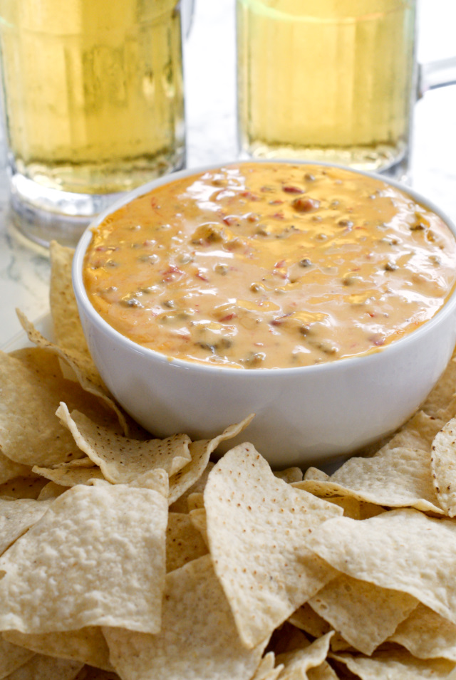 Cindee's Nacho Cheese Sausage Dip The Two Bite Club