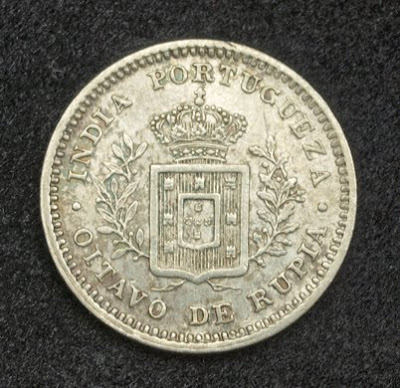 World coins Portuguese India Rupee coin