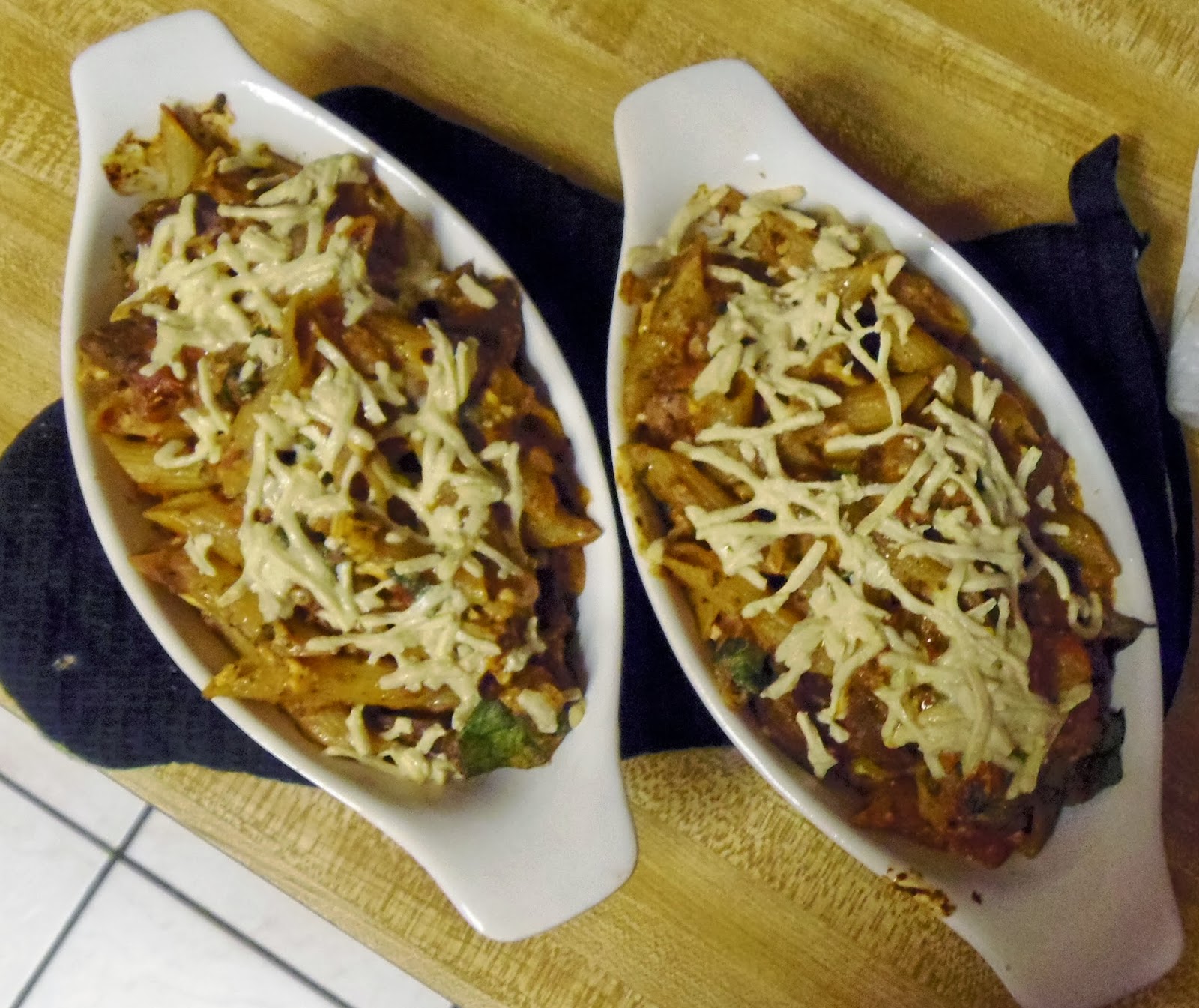 Glo's Kitchen Pesto Baked Ziti