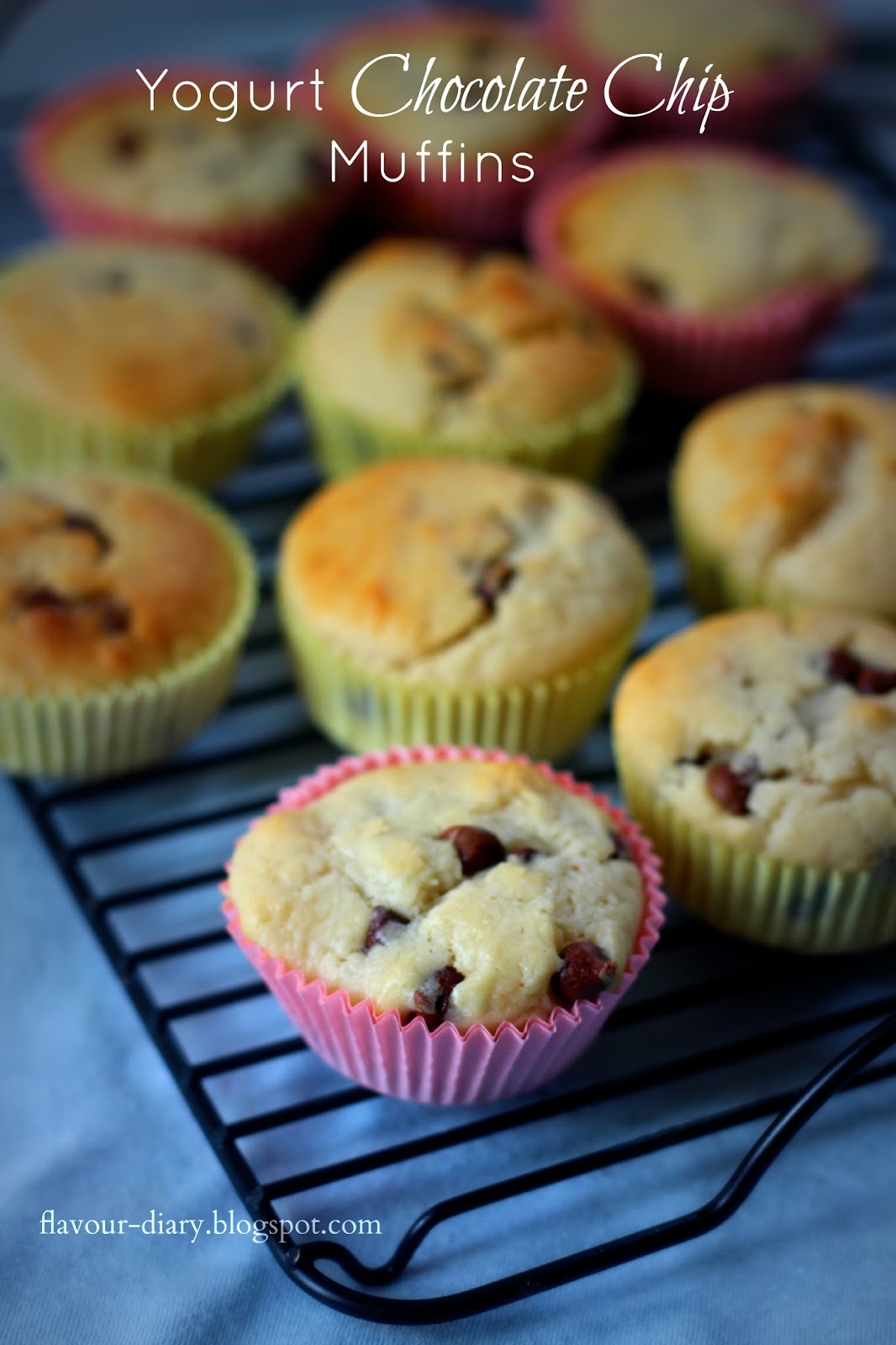 Flavour Diary Yogurt Chocolate Chip Muffins