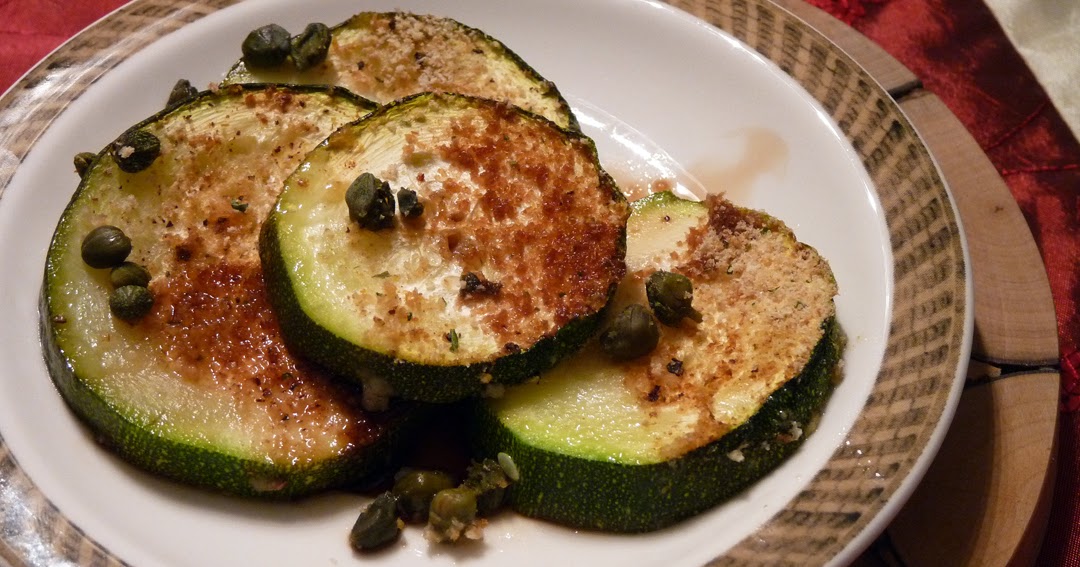 Roasted Zucchini with Capers