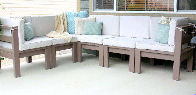 diy outdoor sectional
