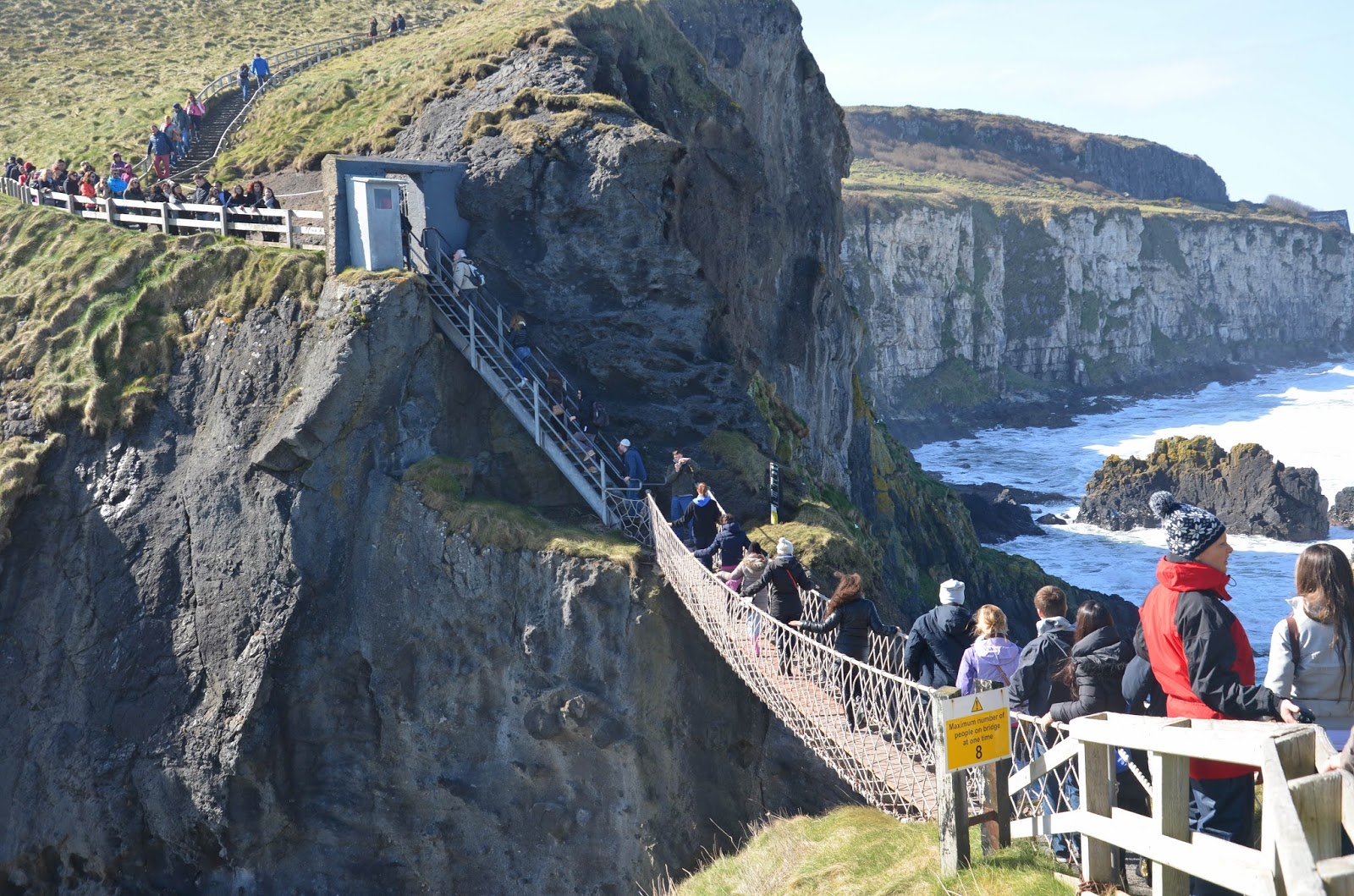 Ireland CarrickaRede Rope Bridge Love True Story