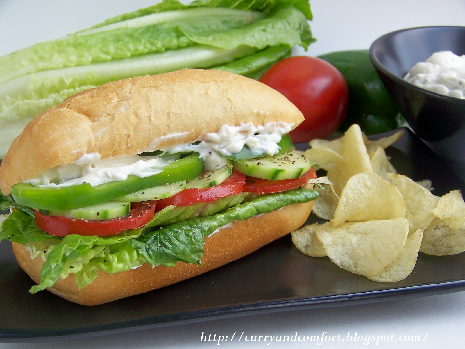 Sandwich And Salad