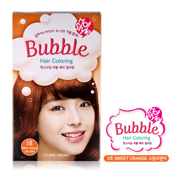 Pinky Taste Review Etude House Hot Style Bubble Hair Coloring