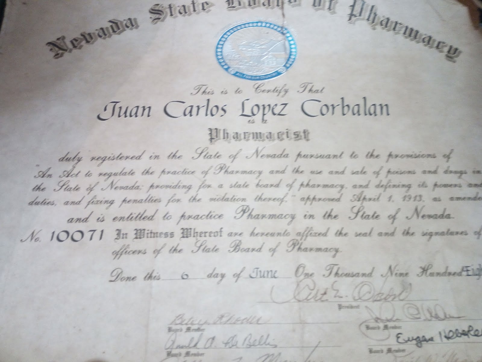 Dr. Juan Carlos López Corbalán