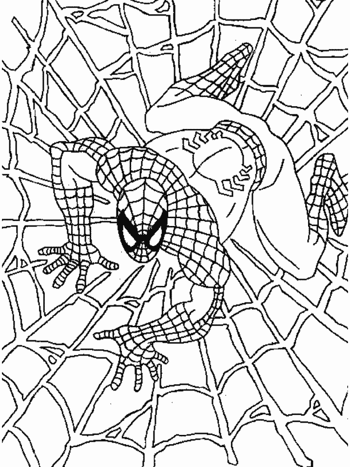 kids under 7 spider man coloring pages spiderman coloring pages