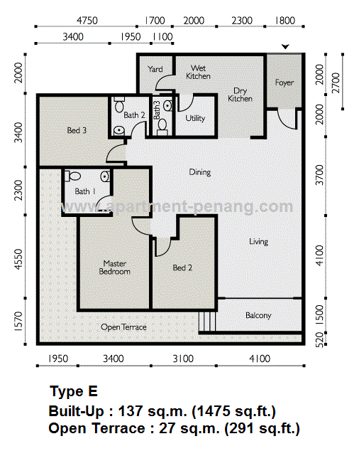 The Light Linear Apartment Penang Com