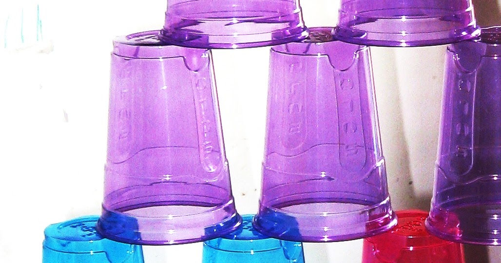 Creative Learning Building with cups