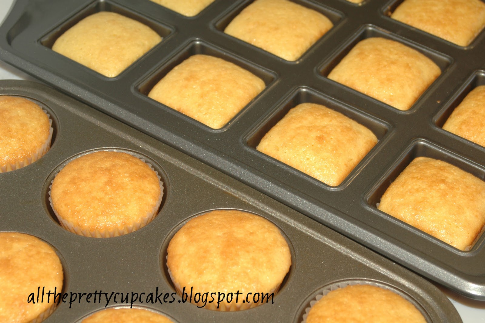 All the Pretty Cupcakes How to make Square Cupcakes