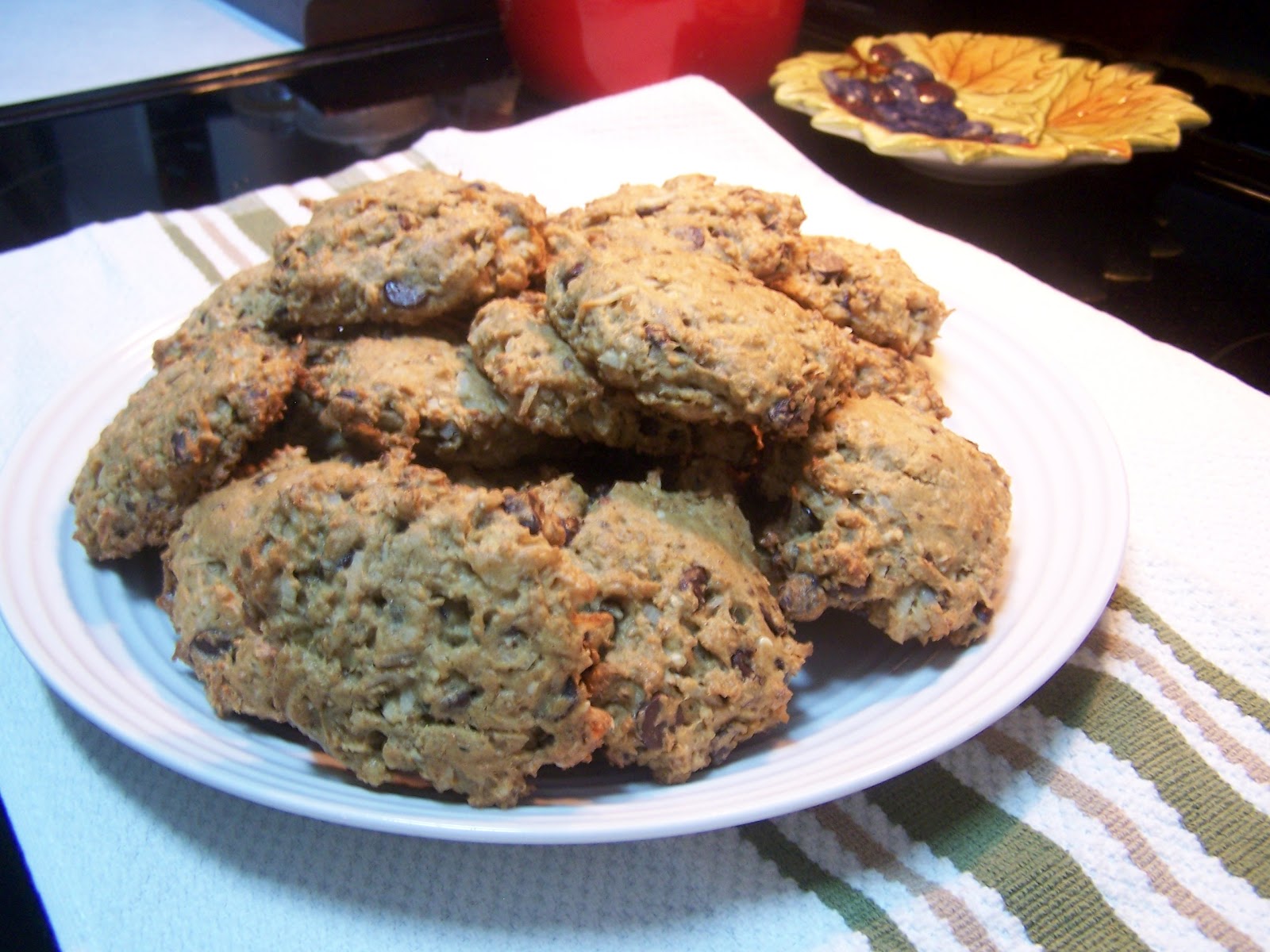 Skinny Gluten Free Low Glycemic Ranger Cookies Skinny GF Chef healthy and great tasting gluten