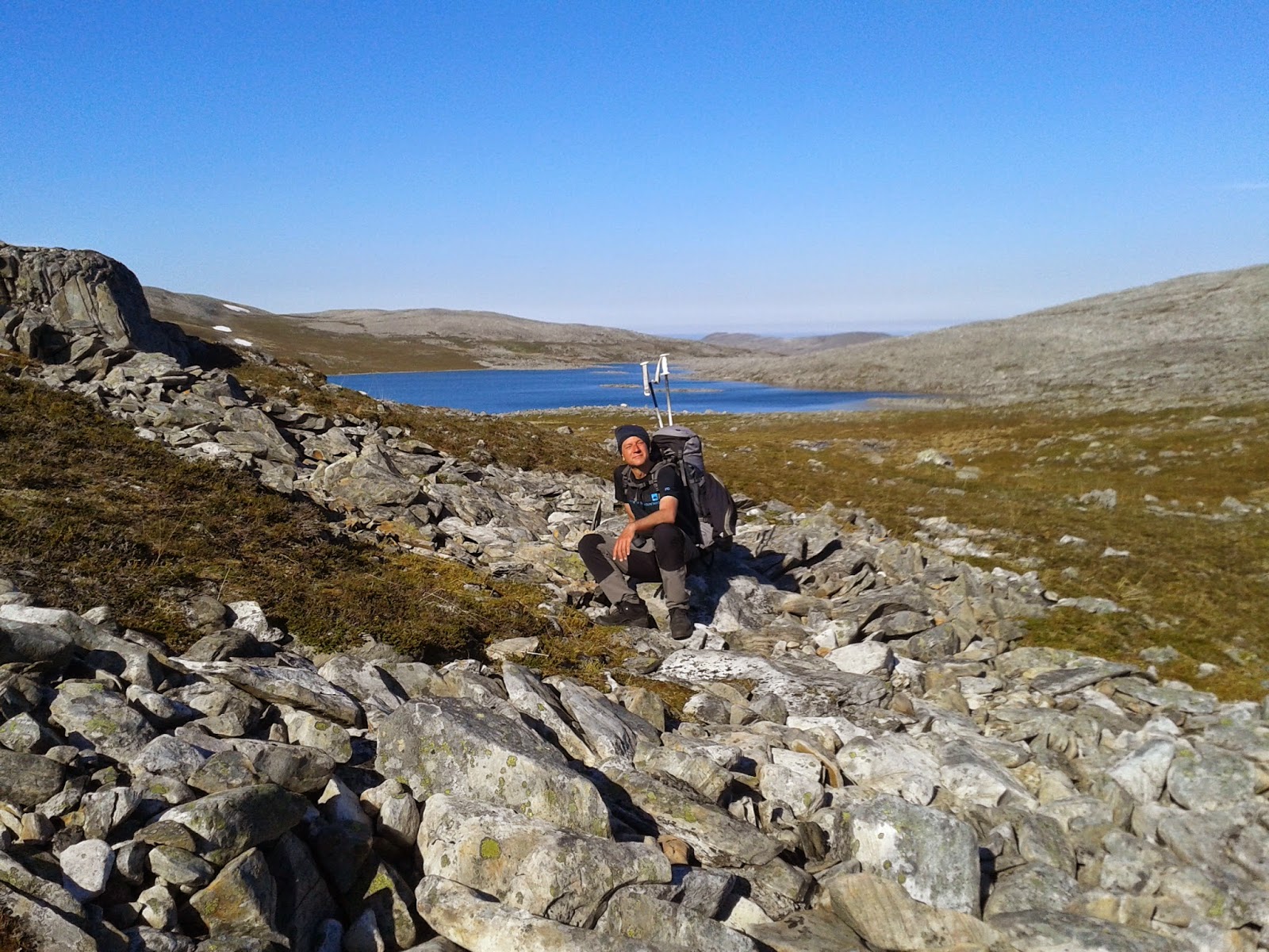 Radtour Skandinavien 2014 Ausflug zum Kinnarodden