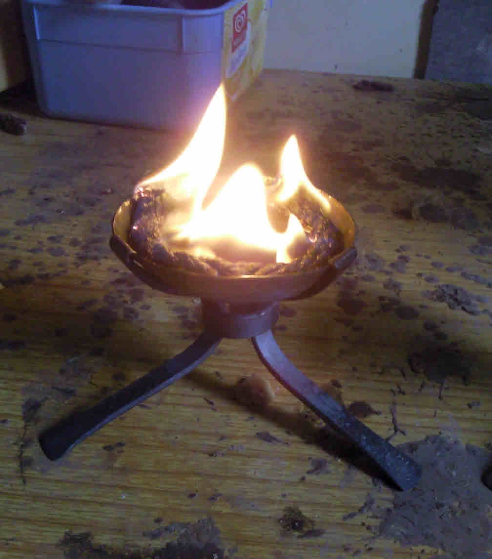 Ancient Arts Anglo Saxon lamps for Bede's World.