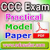 GTU CCC Practical Exam Model Paper 5 and 6