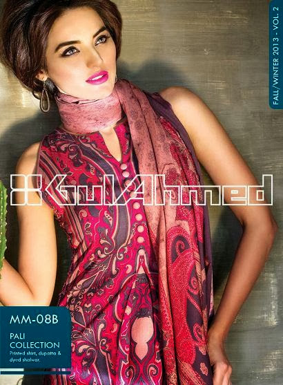 New Winter Dress 2013-14 For Women And Girls By Gul Ahmed New Winter Dress 2013-14 For Women And Girls By Gul Ahmed