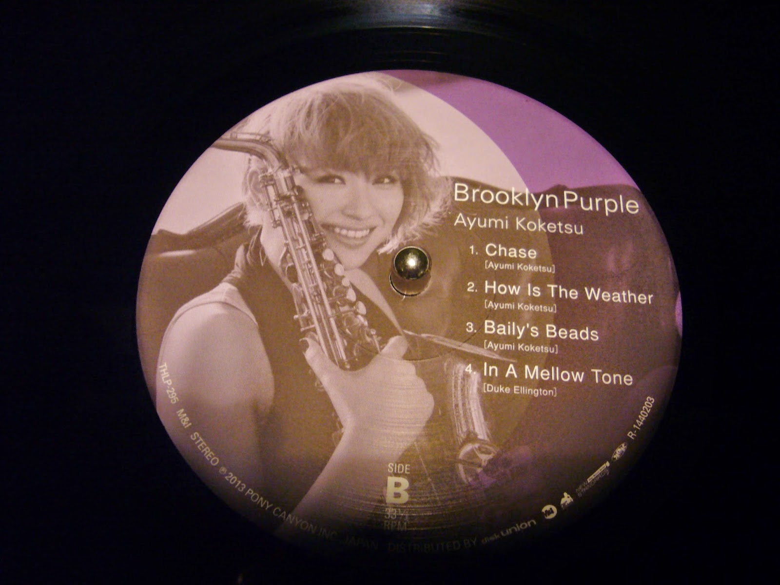 Girasole Records Blog: 纐纈歩美「Brooklyn Purple」のレコードが