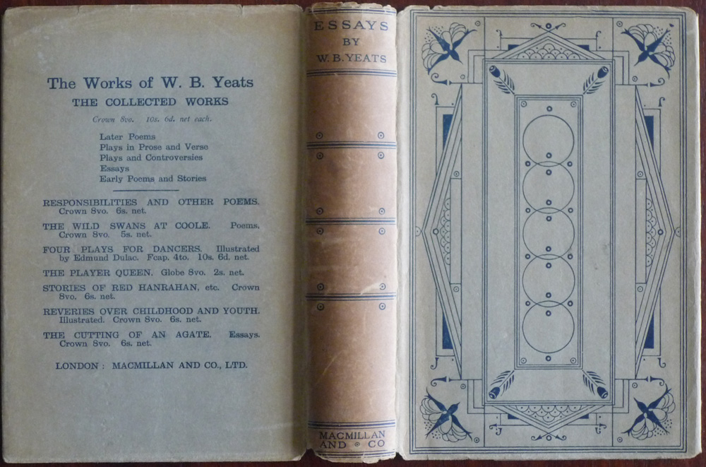 Yeats essays 1924