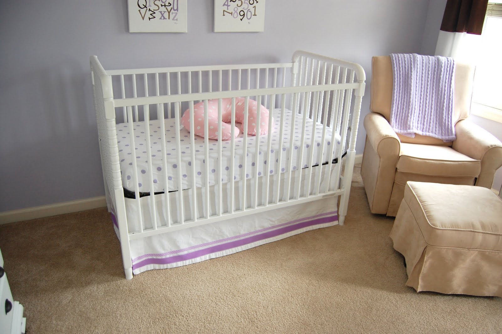 Tyson and Quinn's Corner DIY Crib Skirt