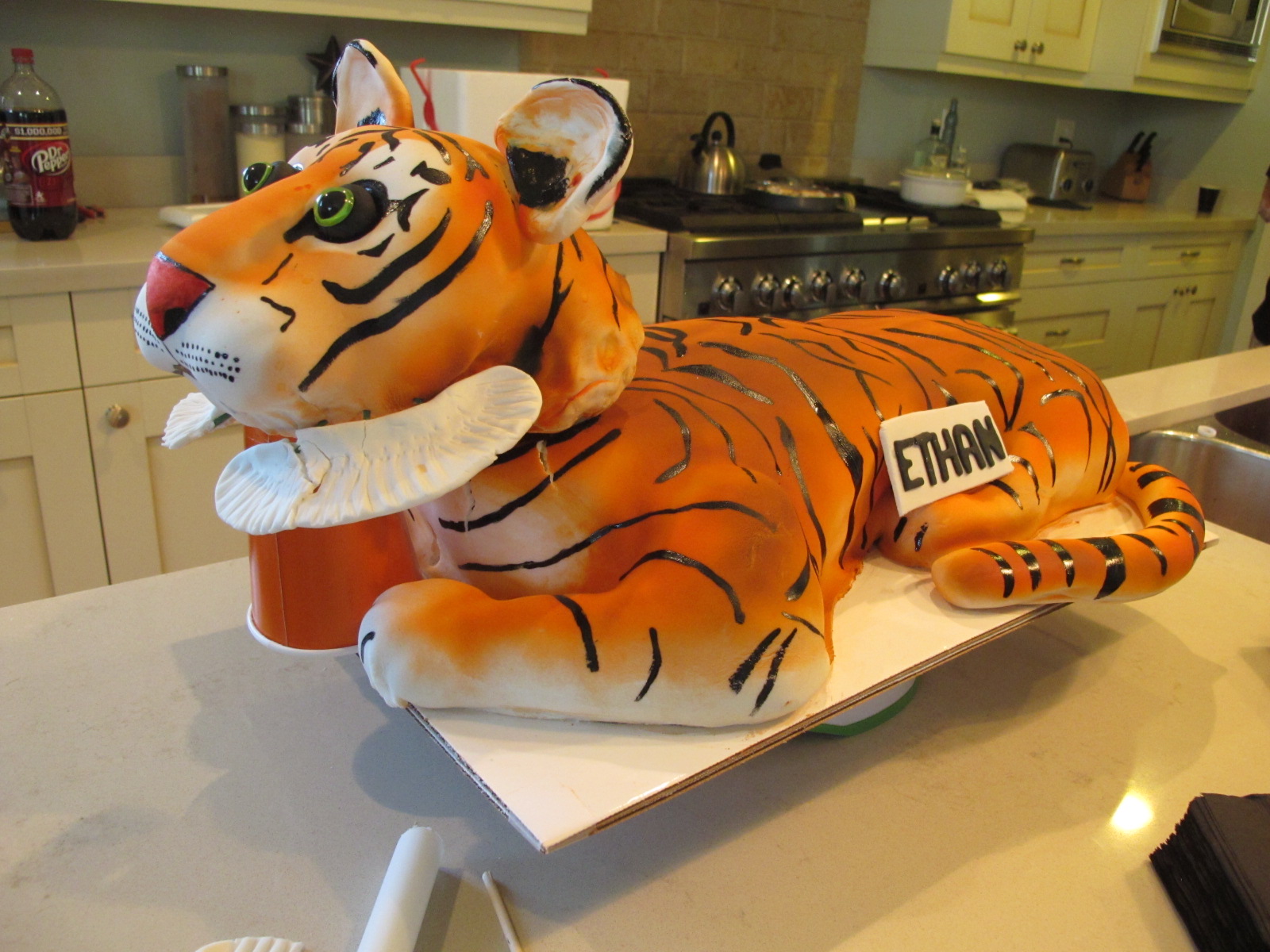 Cake Craft Tiger Cake