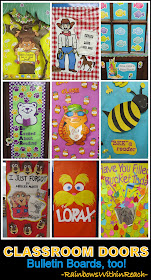 photo of: Classroom Door Decoration Ideas + Bulletin Board Ideas as well! (series of articles from school visits)