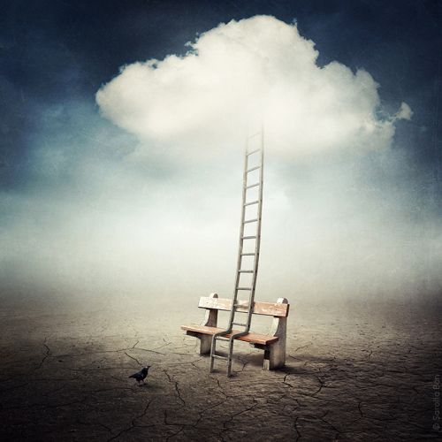 Sarolta Bán foto manipulação digital surreal mundos perdidos