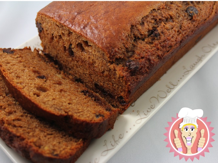 Ellen B Cookery Chocolate Chip Banana Bread, Eggless