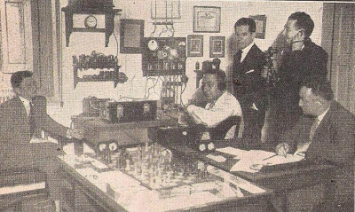 Confrontación de ajedrez por radio en 1930