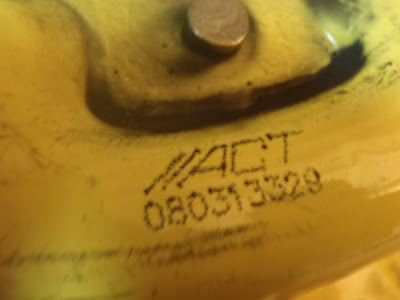 ACT Clutch serial number