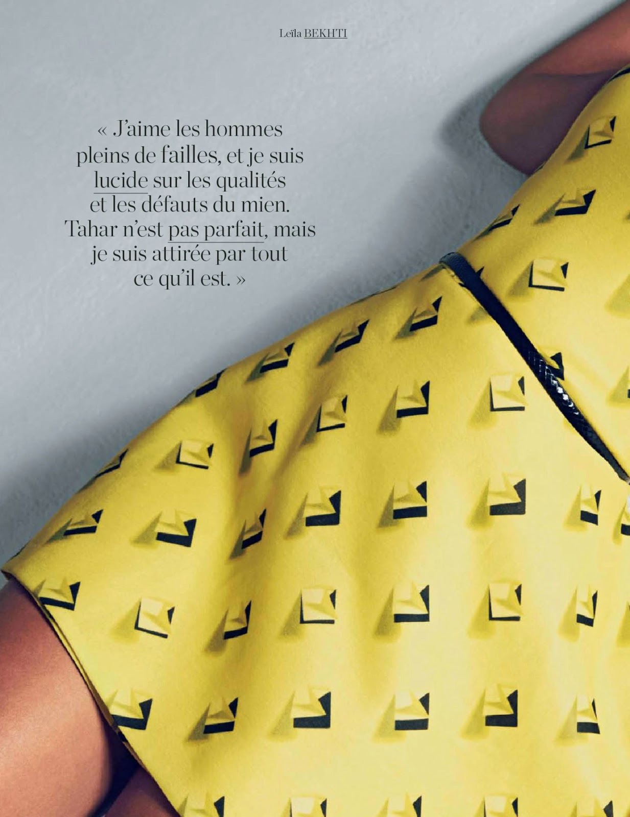 Leila Bekhti - Elle Magazine, France, July 2014 - Desifunblog