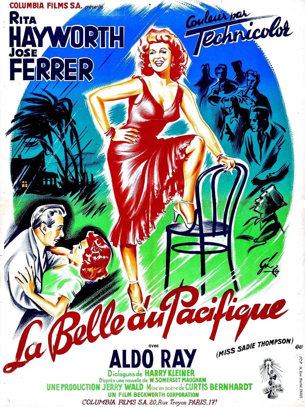 La belle du Pacifique (1953) Curtis Bernhardt - Miss Sadie Thompson