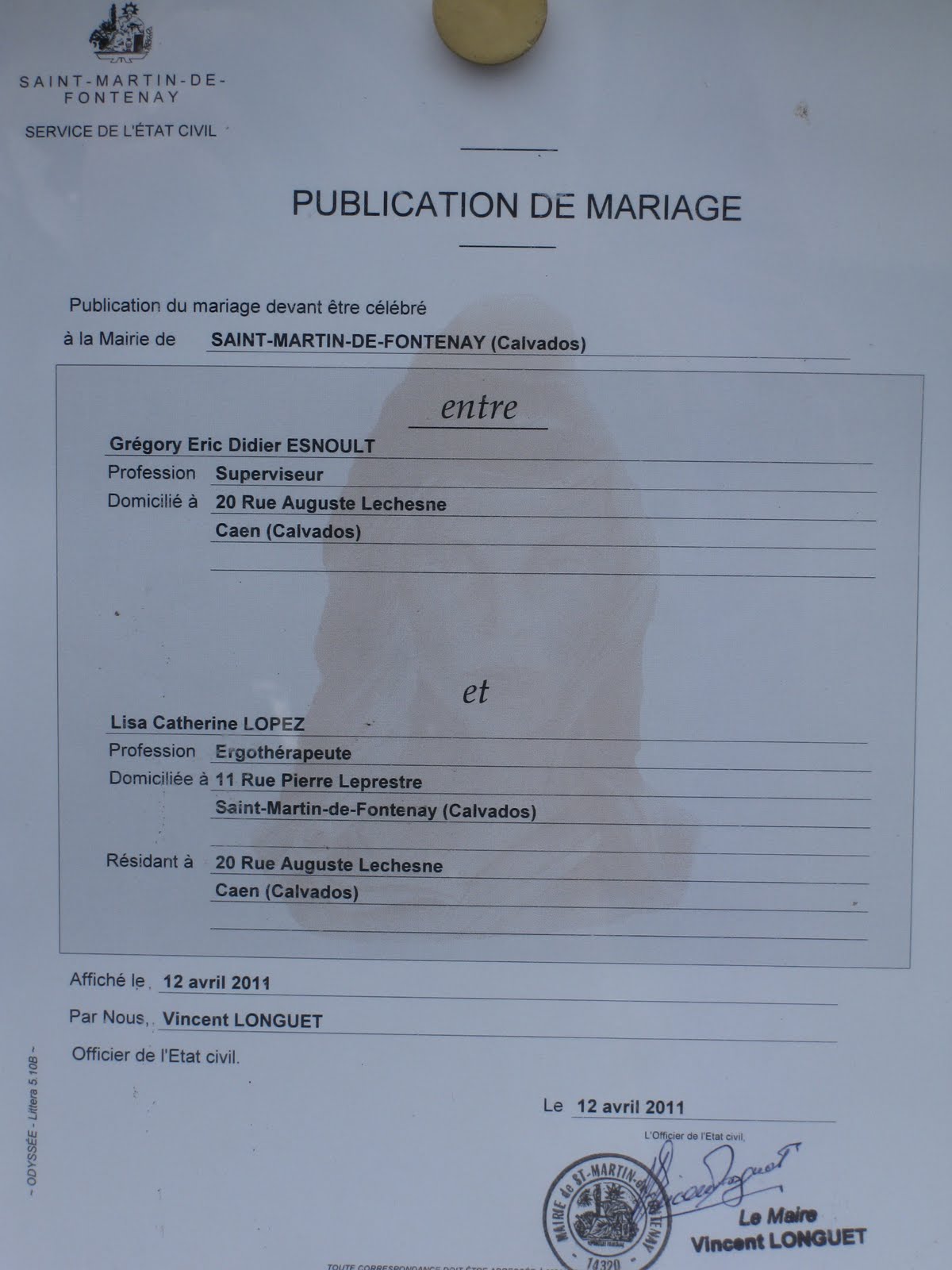 Lisa Et Greg C Est Officiel