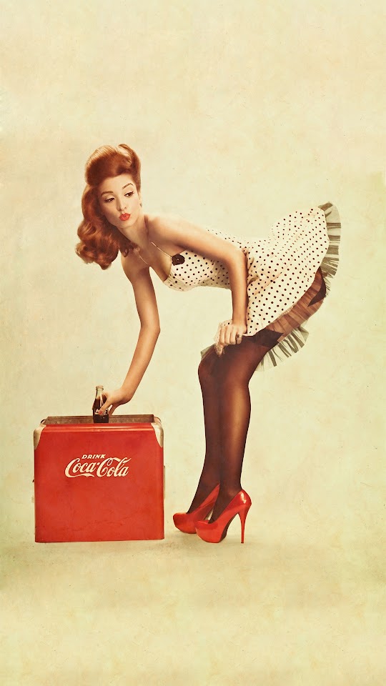 Coca Cola Pin Up Girl  Galaxy Note HD Wallpaper Coca Cola Pin Up Girl  Galaxy Note HD Wallpaper
