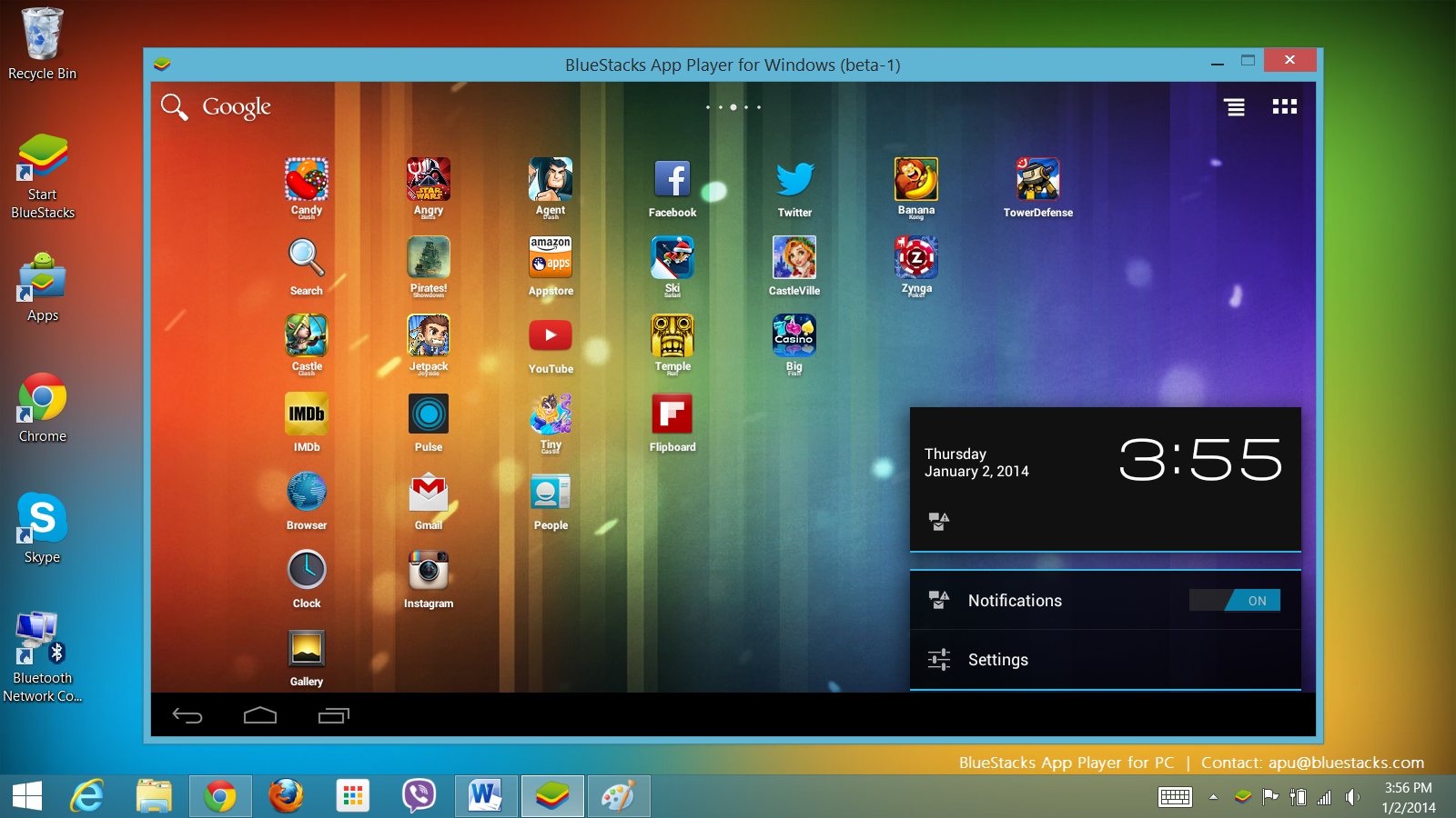 what is bluestacks for an android phone