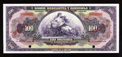 Venezuelan bolívar antique world currency money