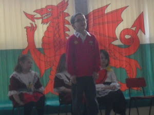 Keiran on stage