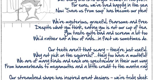 "Oh, Dakuwaqa!" - The Shark comics and cartoons: The Shark's Poem