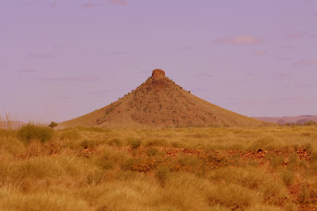Possibly the remains of a volcano? Roebourne - Wittenoom Road