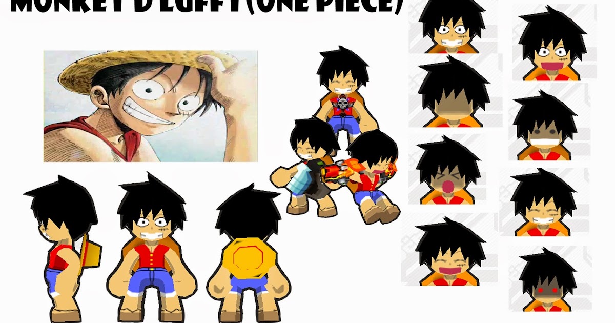 LuffyKun Getamped 2 skin blog: Monkey d Luffy One Piece Getamped 2 Skin