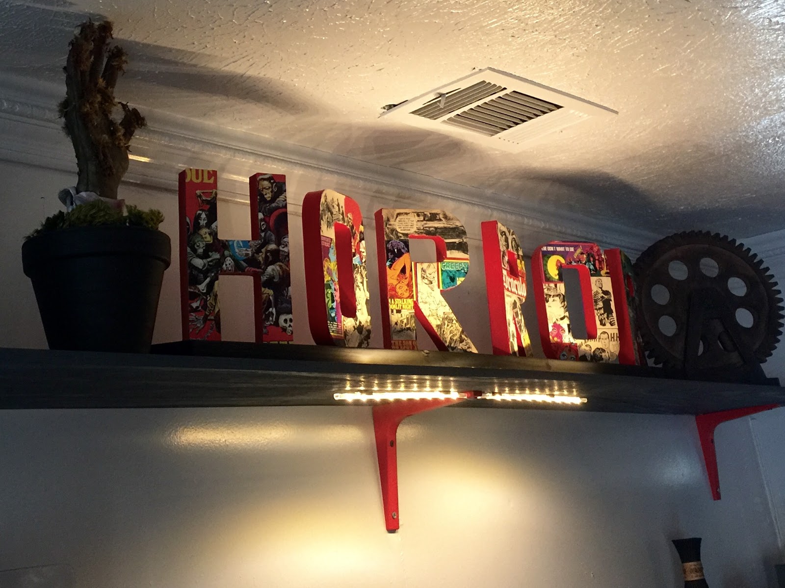 70’s Warhol kitsch with a Tales From the Crypt veneer