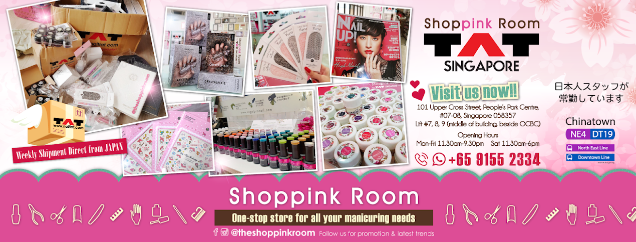 THE SHOPPINK ROOM [TAT Singapore SG]~ for all your manicure nail supply needs.