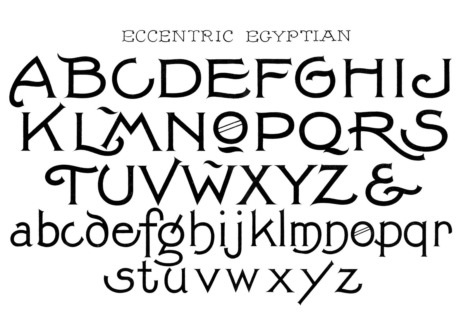 Egyptian Revival FONT