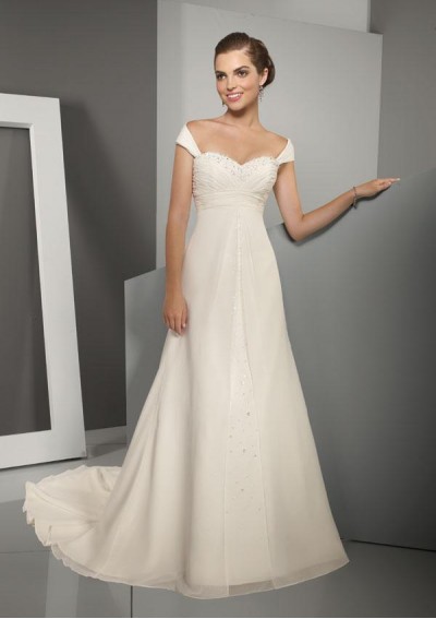 Exclusives A-line wedding gown