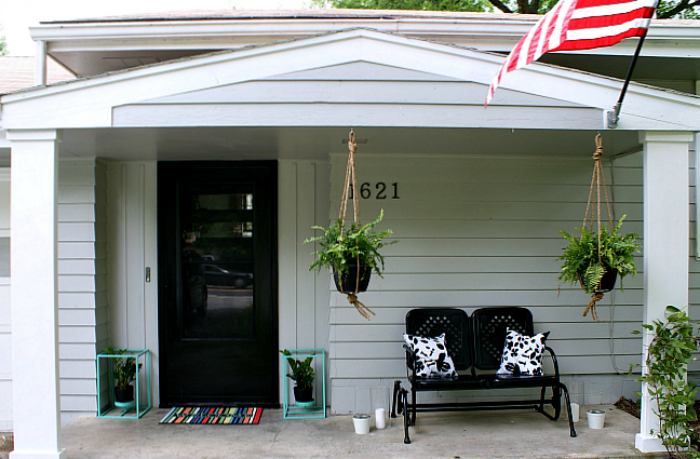 budget front porch makeover